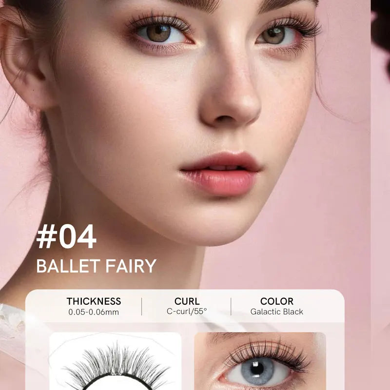 Soft Magnetic Eyelashes All-in-One Kit with Applicator