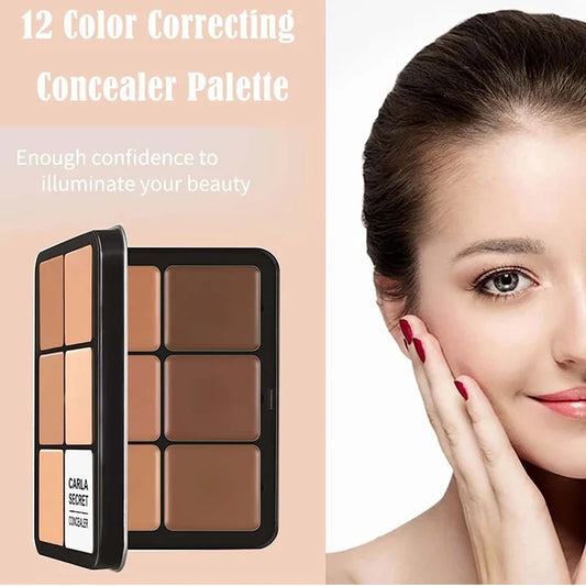 CARLA SECRET 12-Color Cream Concealer Palette
