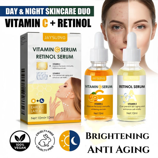 Day Vitamin C + Night Retinol Serum Duo
