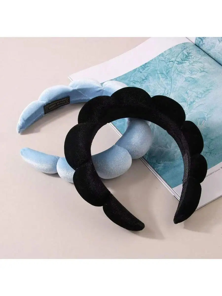 Cloud-Shaped Plush Braided Headband