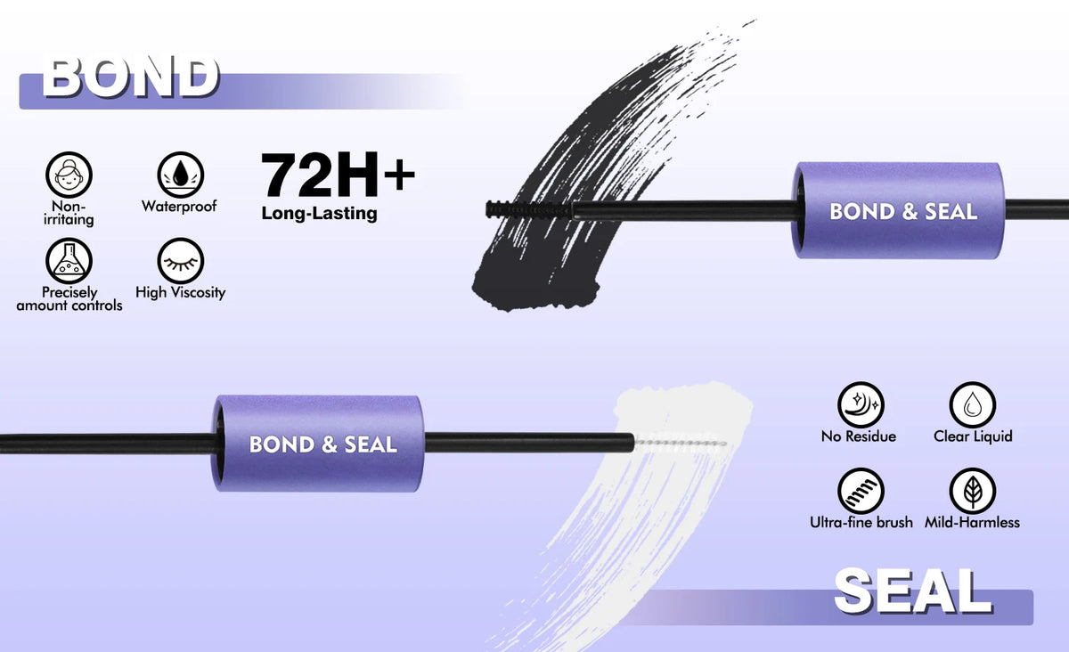 Wispy Natural DIY Lash Cluster Kit with Bond & Seal