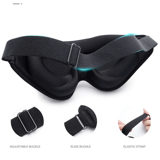 3D Light-Blocking Padded Sleep Mask