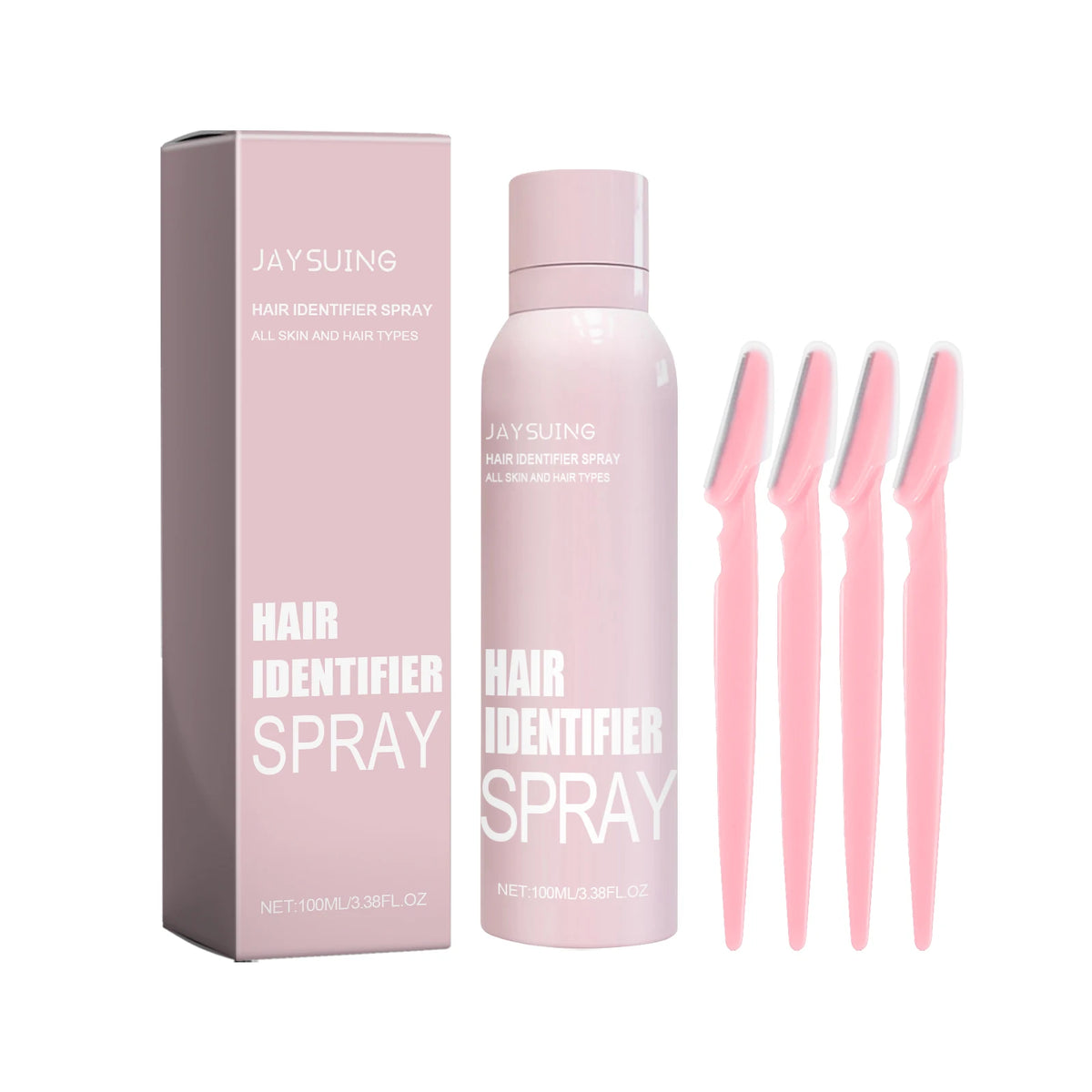 Facial Hair Identification Spray & Shaver Set – 100ml