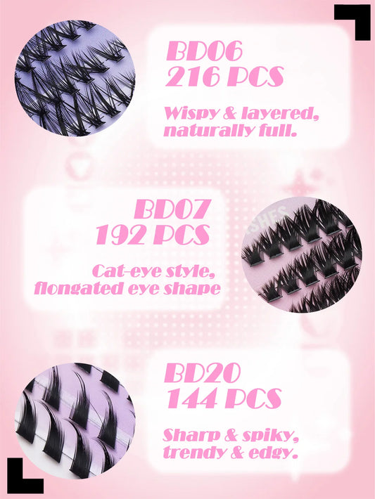 Ayrmilla Wispy Fluffy DIY Cluster Lashes – Mixed Lengths