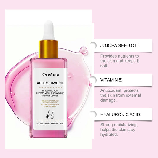 Strawberry After-Shave Moisturizing Body Oil – 90ml