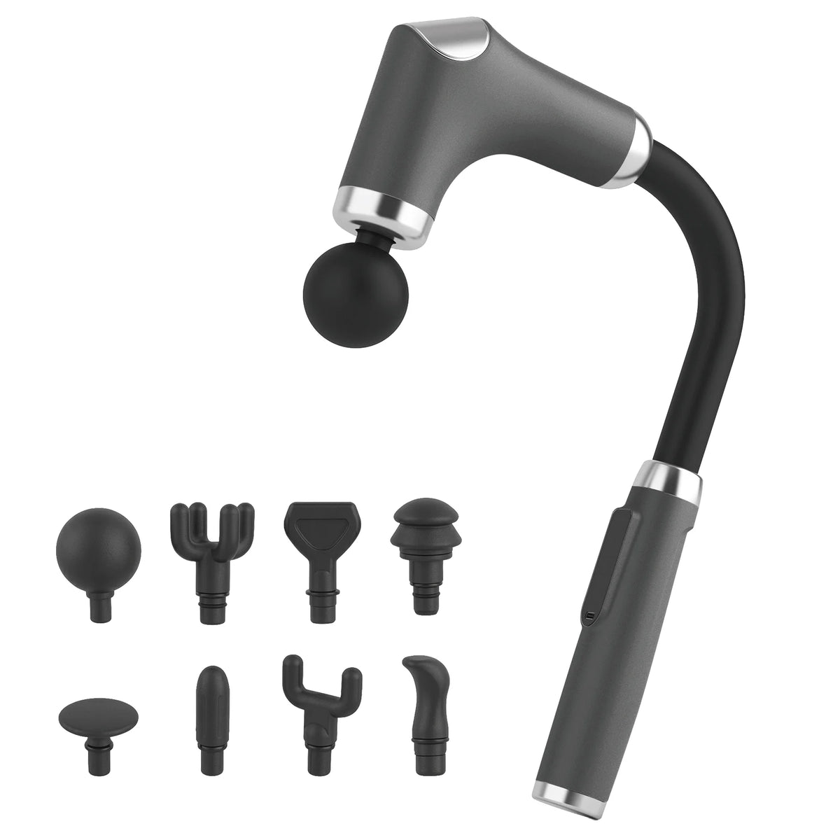 8-in-1 Long-Handle Massage Gun