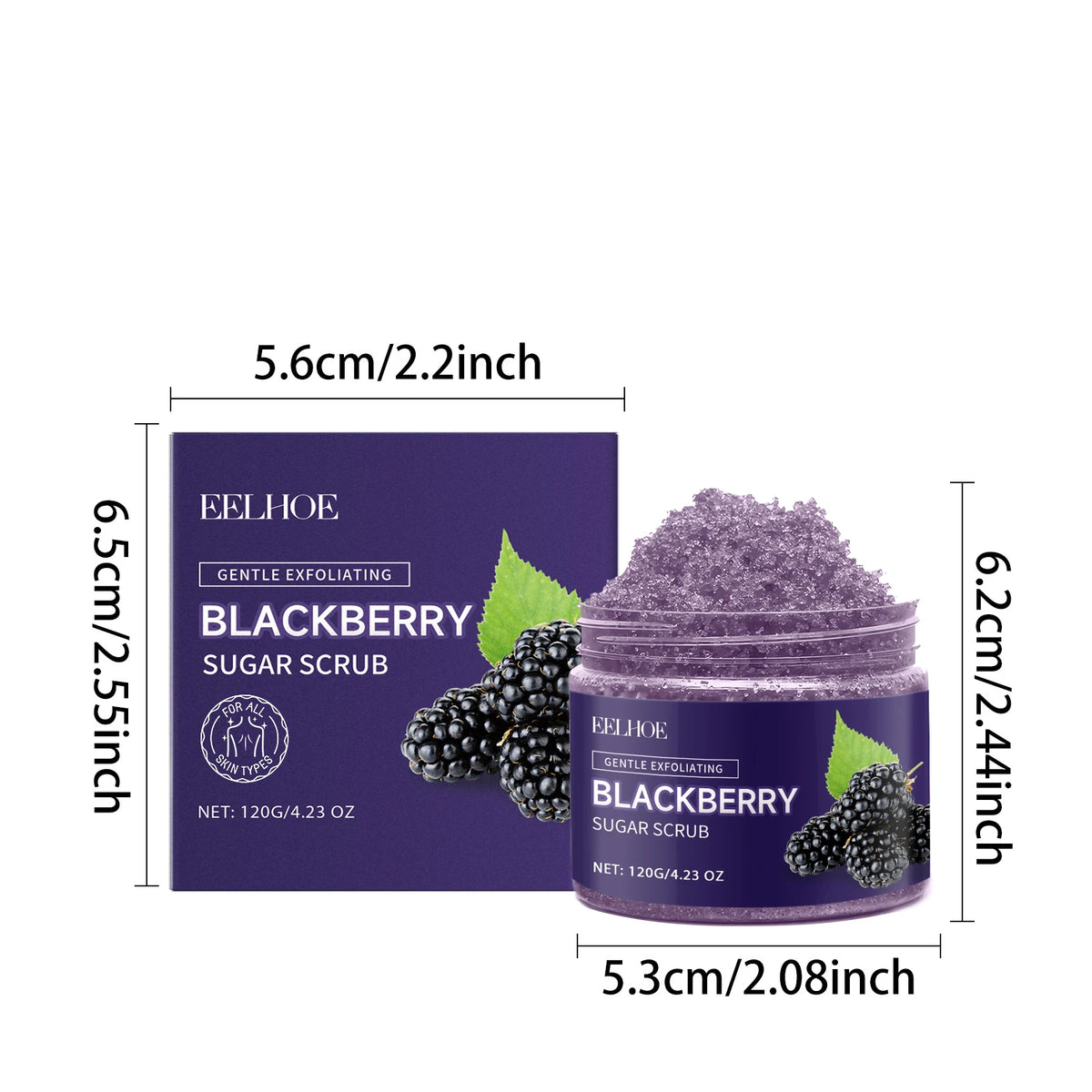 Blackberry Sugar Body Scrub – 120g