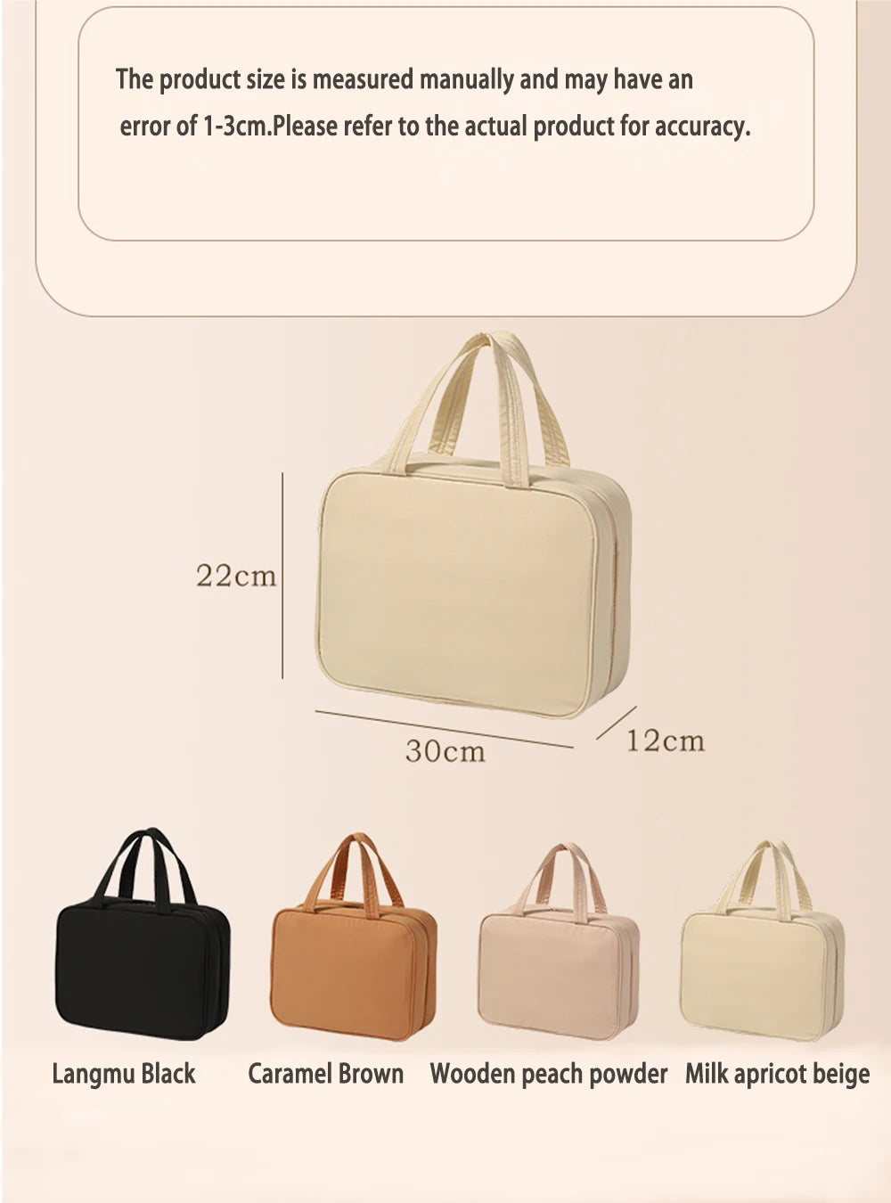 Hanging Travel Cosmetic & Toiletry Organizer