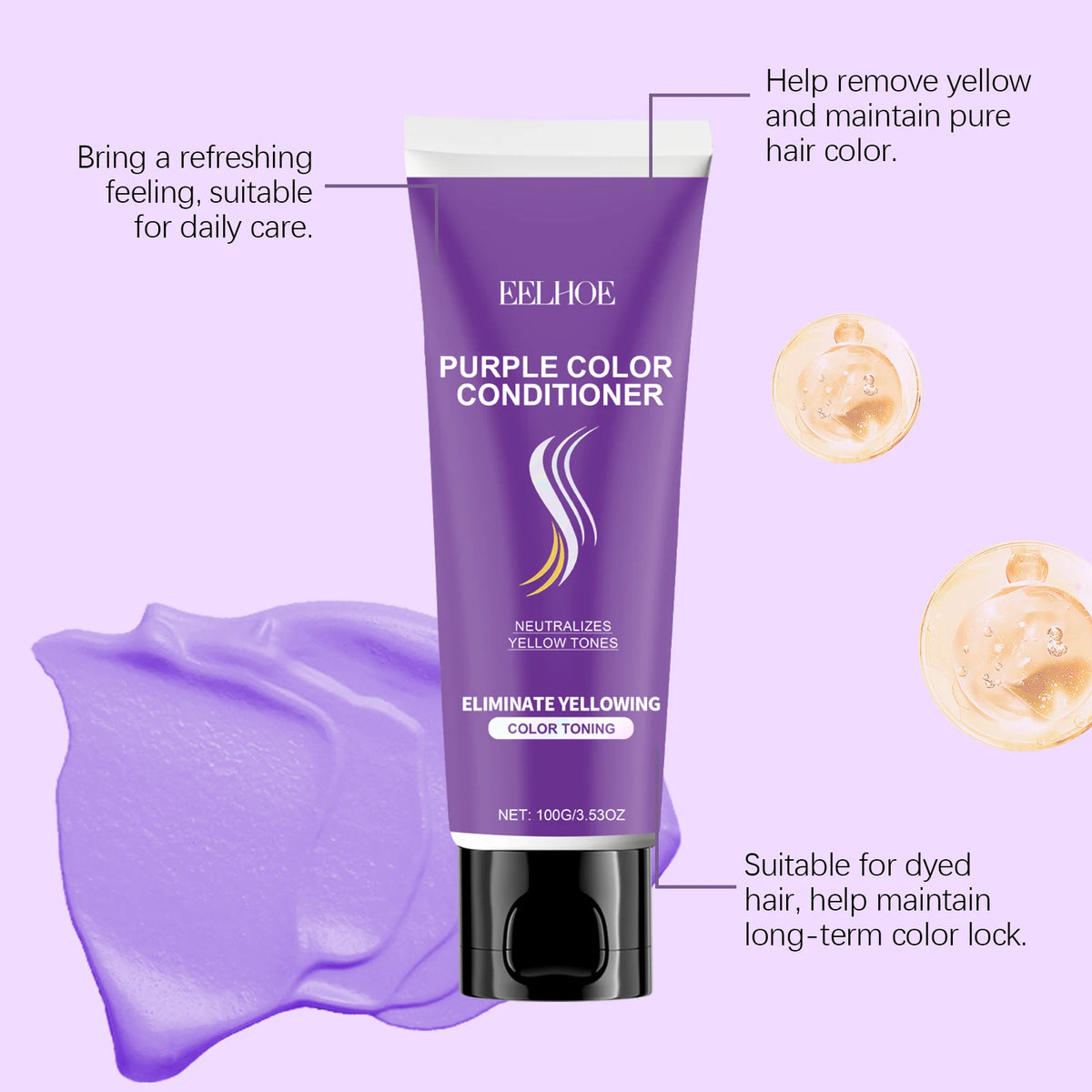 EELHOE Purple Toning & Nourishing Hair Essentials – 100g