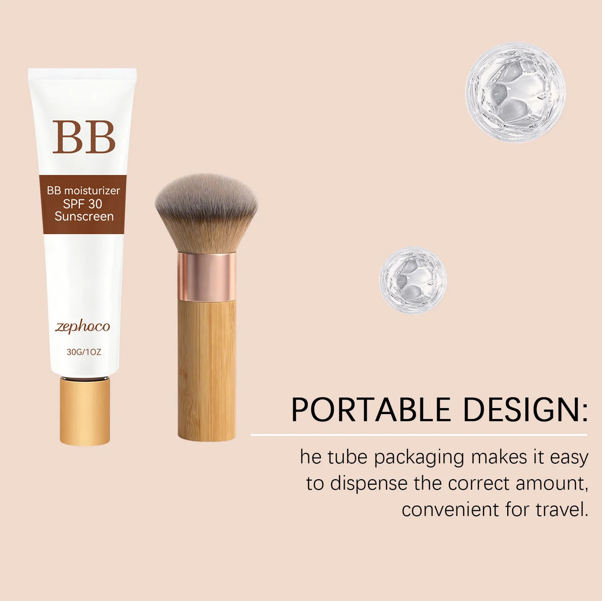 Zephoco Natural Finish BB Cream – 30g