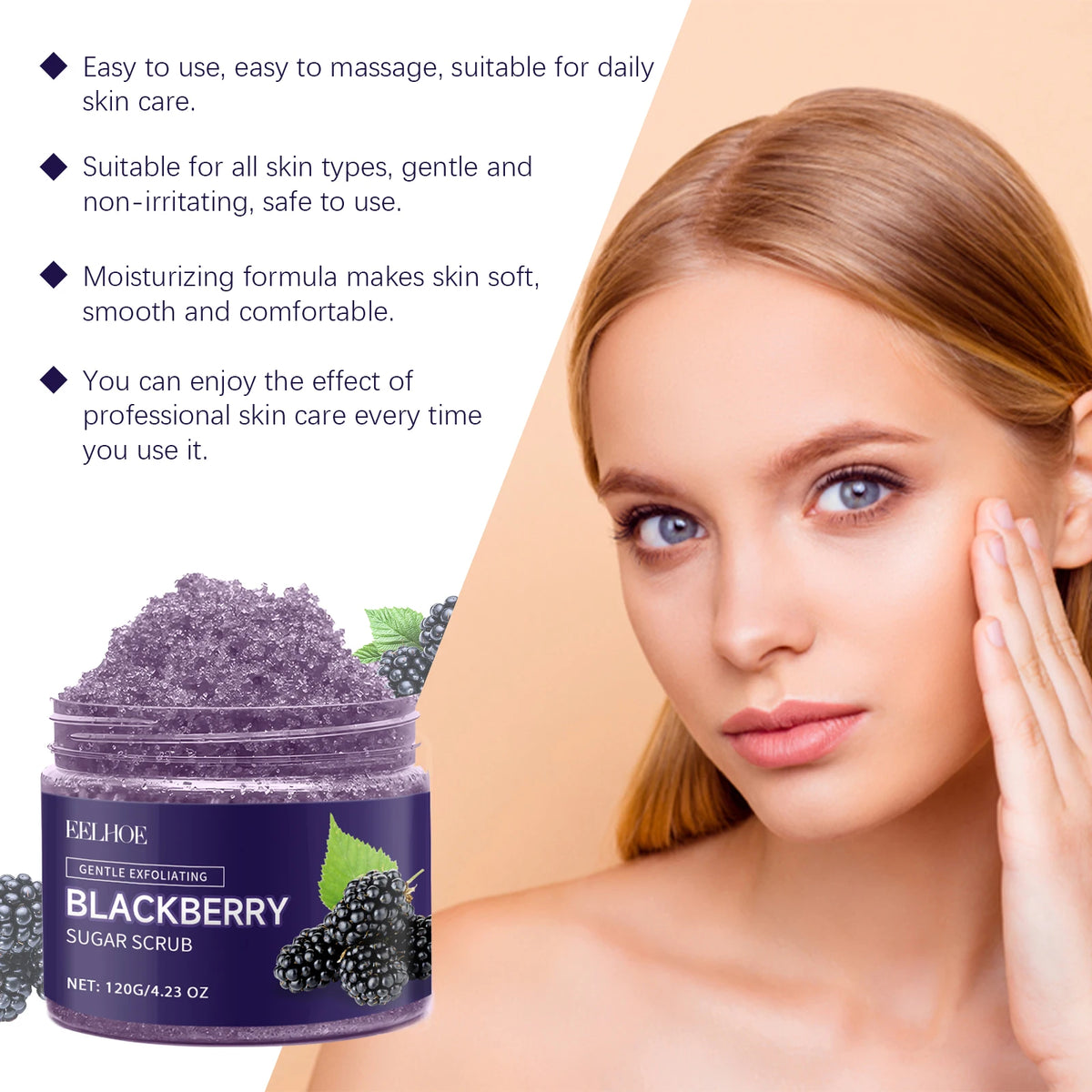 Blackberry Sugar Body Scrub – 120g