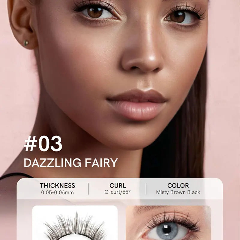 Soft Magnetic Eyelashes All-in-One Kit with Applicator