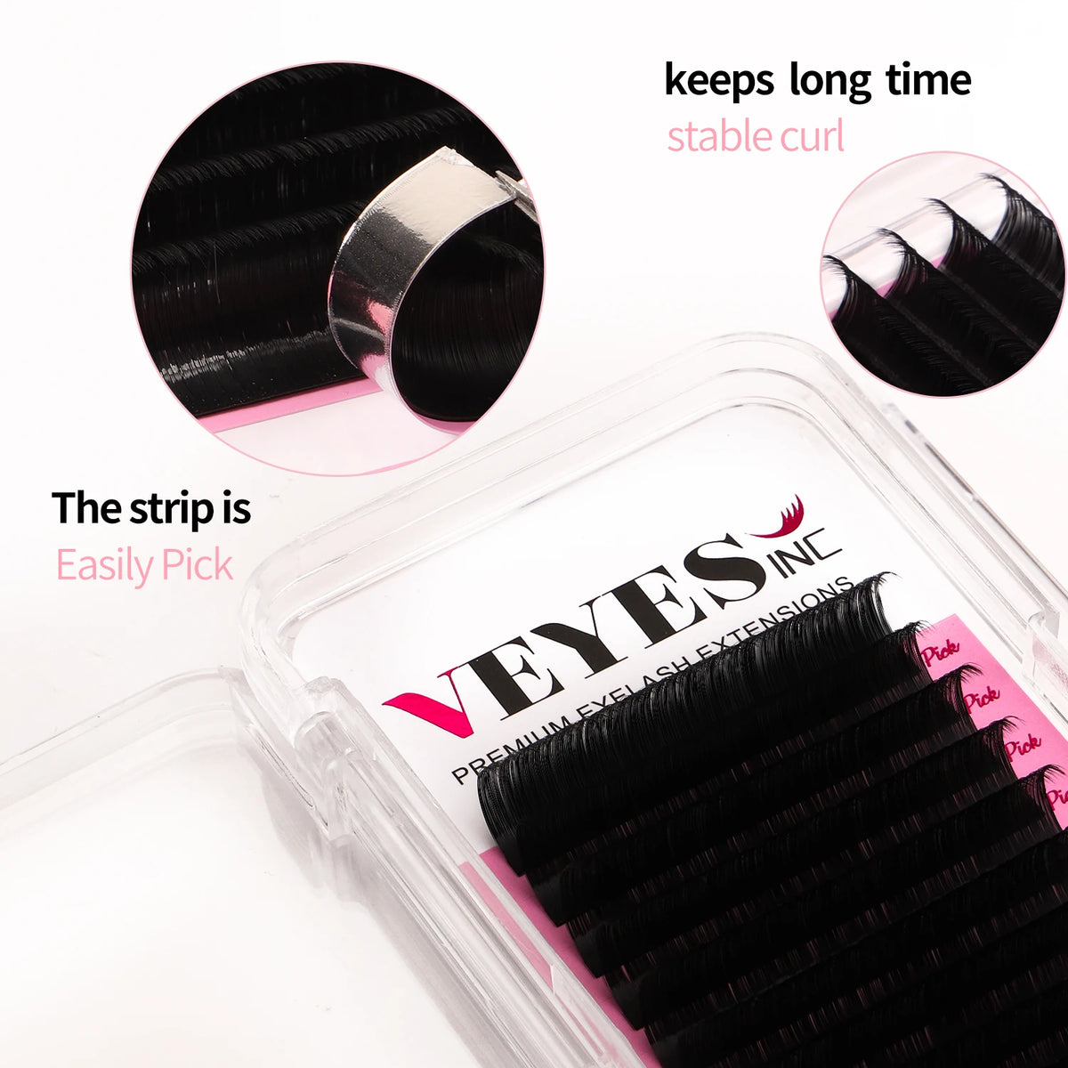 VEYES INC Premium Easy-Fanning Individual Lash Extensions