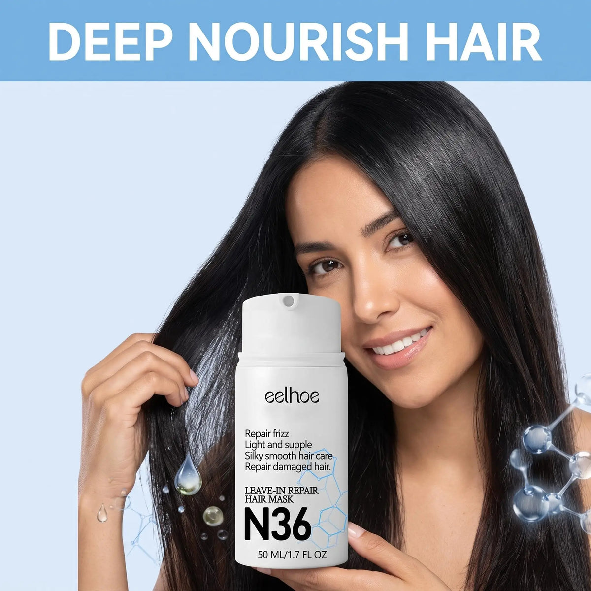 EELHOE Leave-In Repair Hair Mask for Dry & Frizzy Hair – 50ml