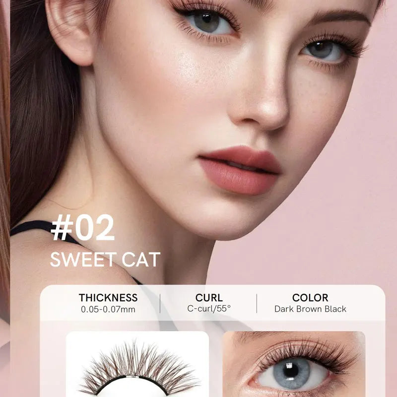 Soft Magnetic Eyelashes All-in-One Kit with Applicator