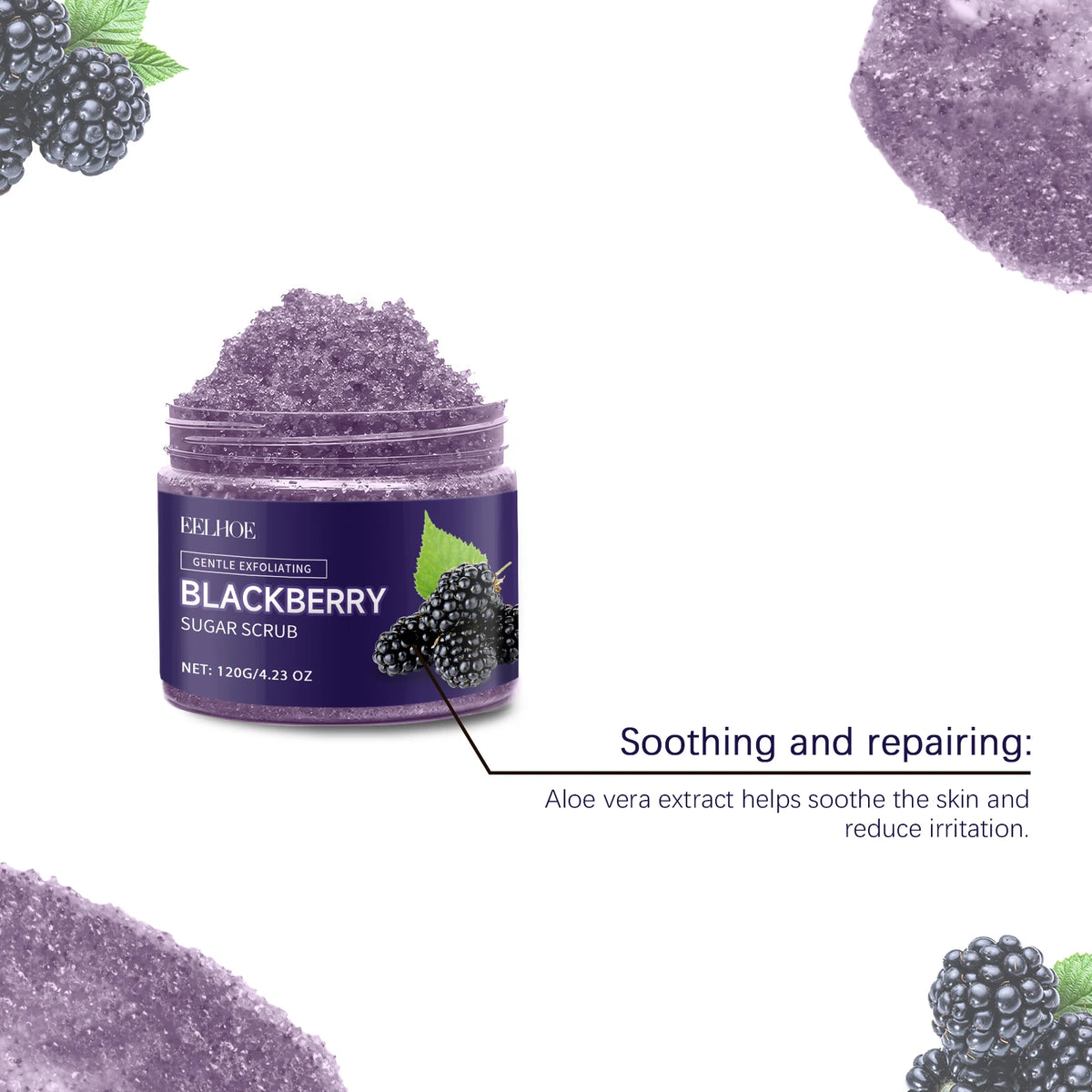 Blackberry Sugar Body Scrub – 120g