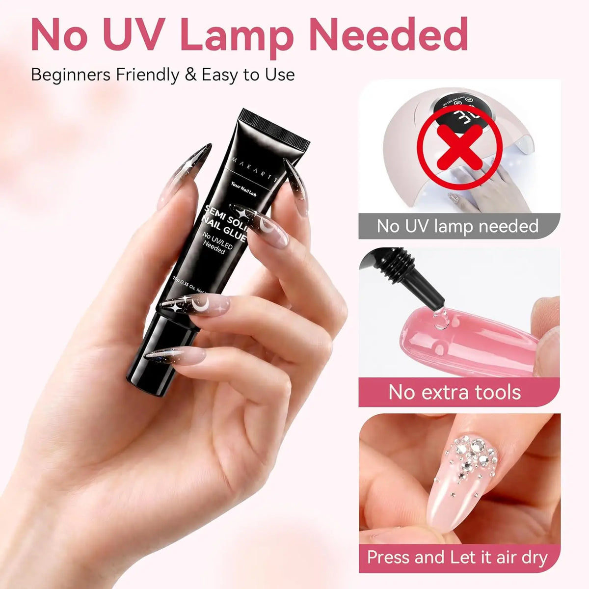 Makartt Press-On Nail Glue & Remover Kit