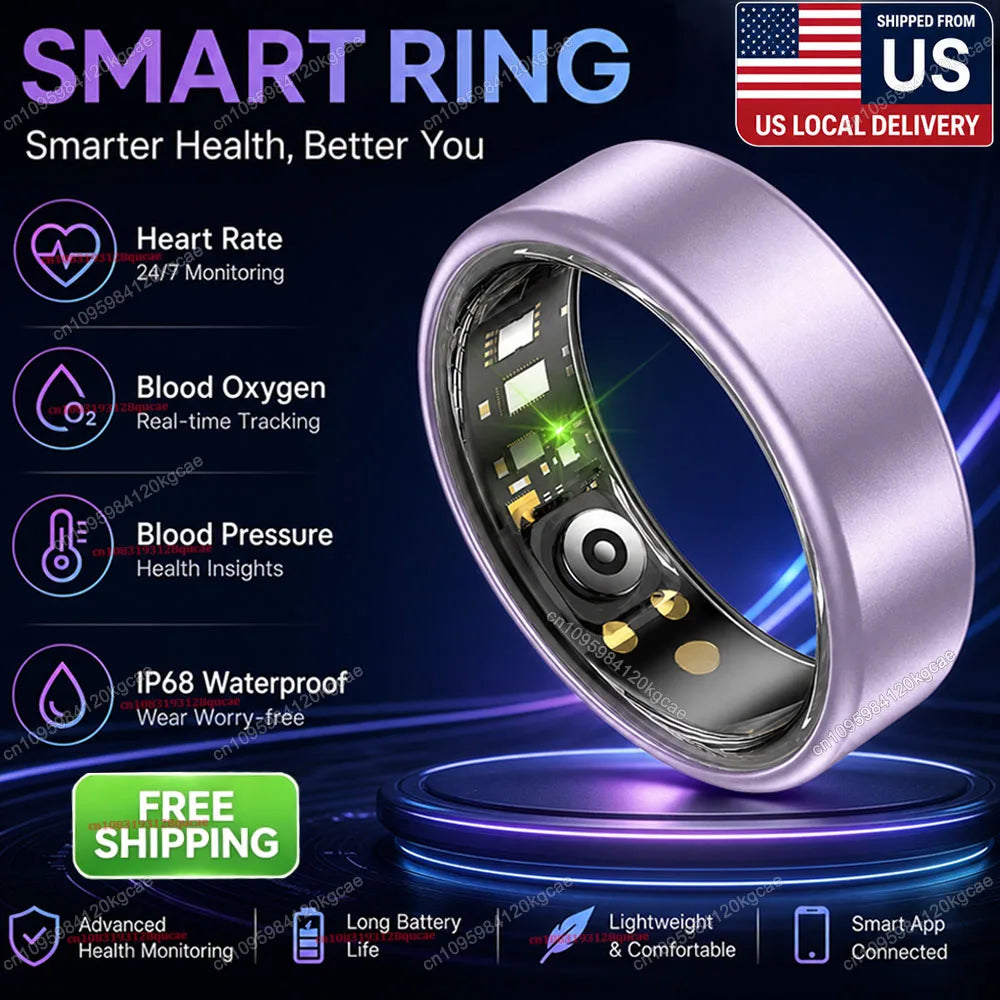 Smart Wellness & Activity Tracking Ring