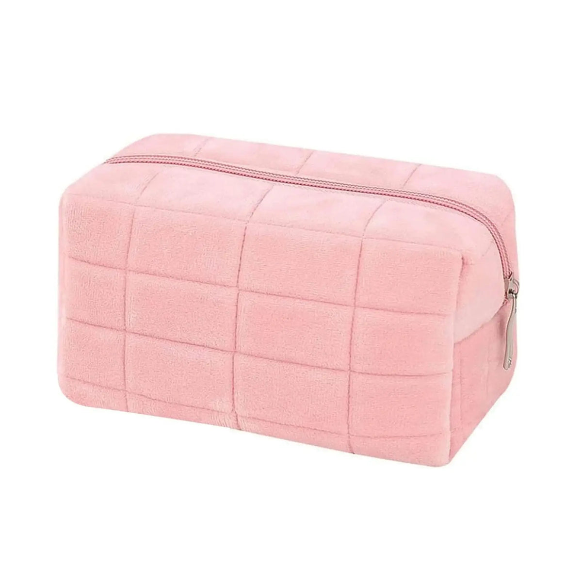 Luxury Quilted Travel Makeup Pouch