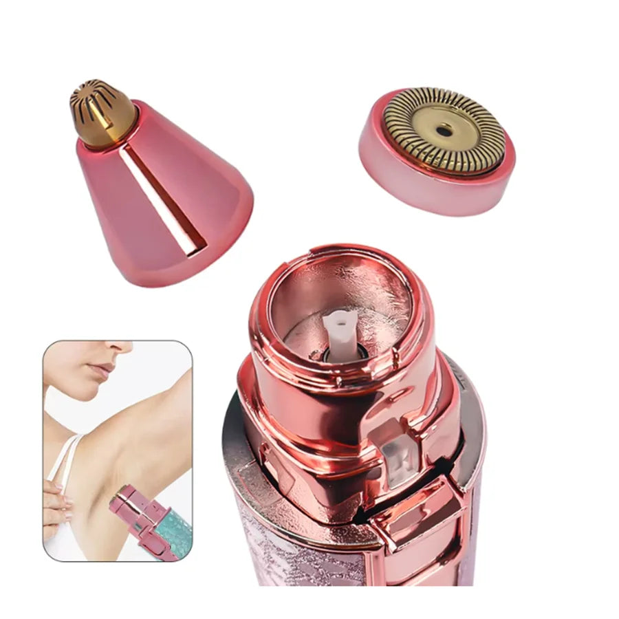 2-in-1 Rechargeable Nose Hair & Eyebrow Trimmer