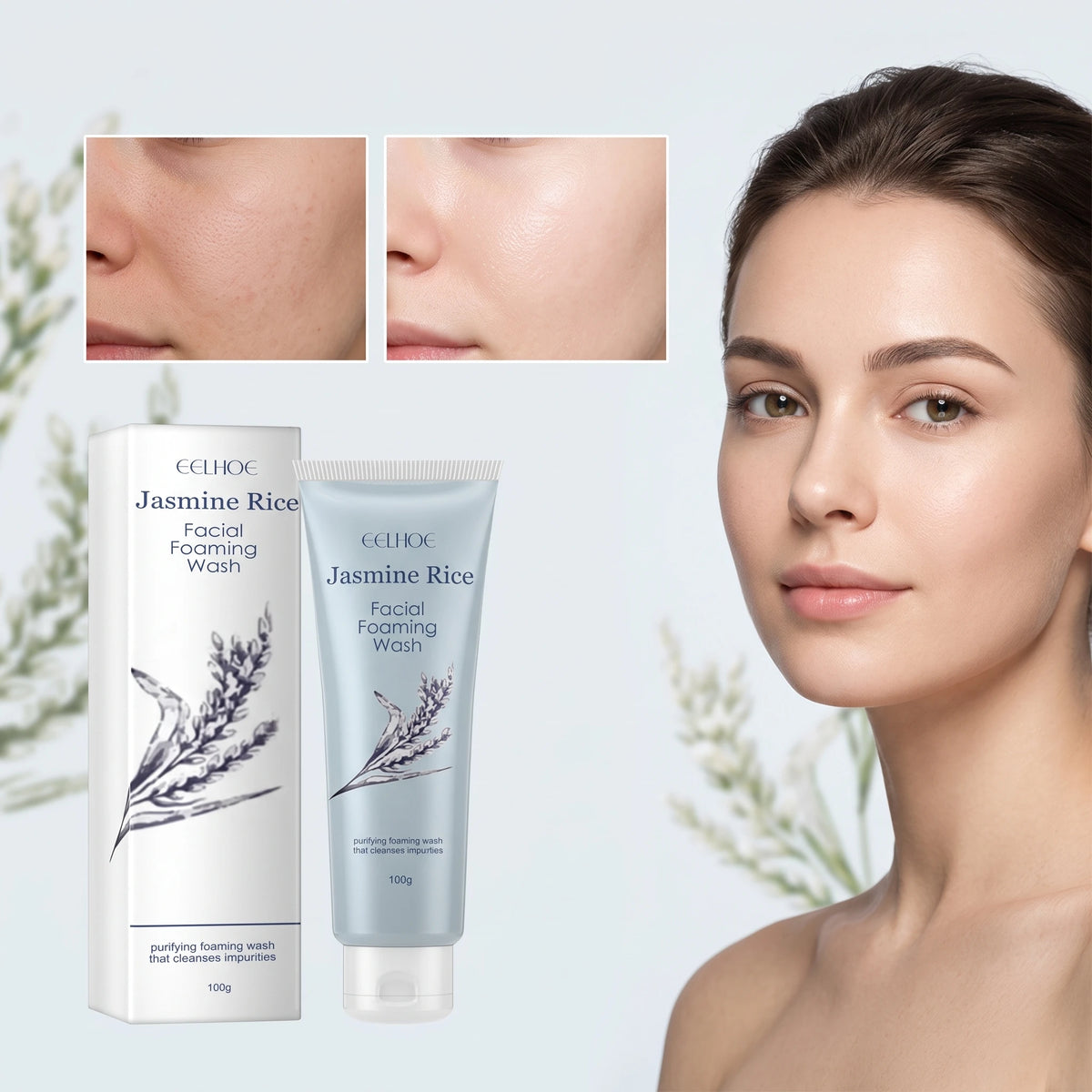 Jasmine Bubble Facial Cleanser – 100g