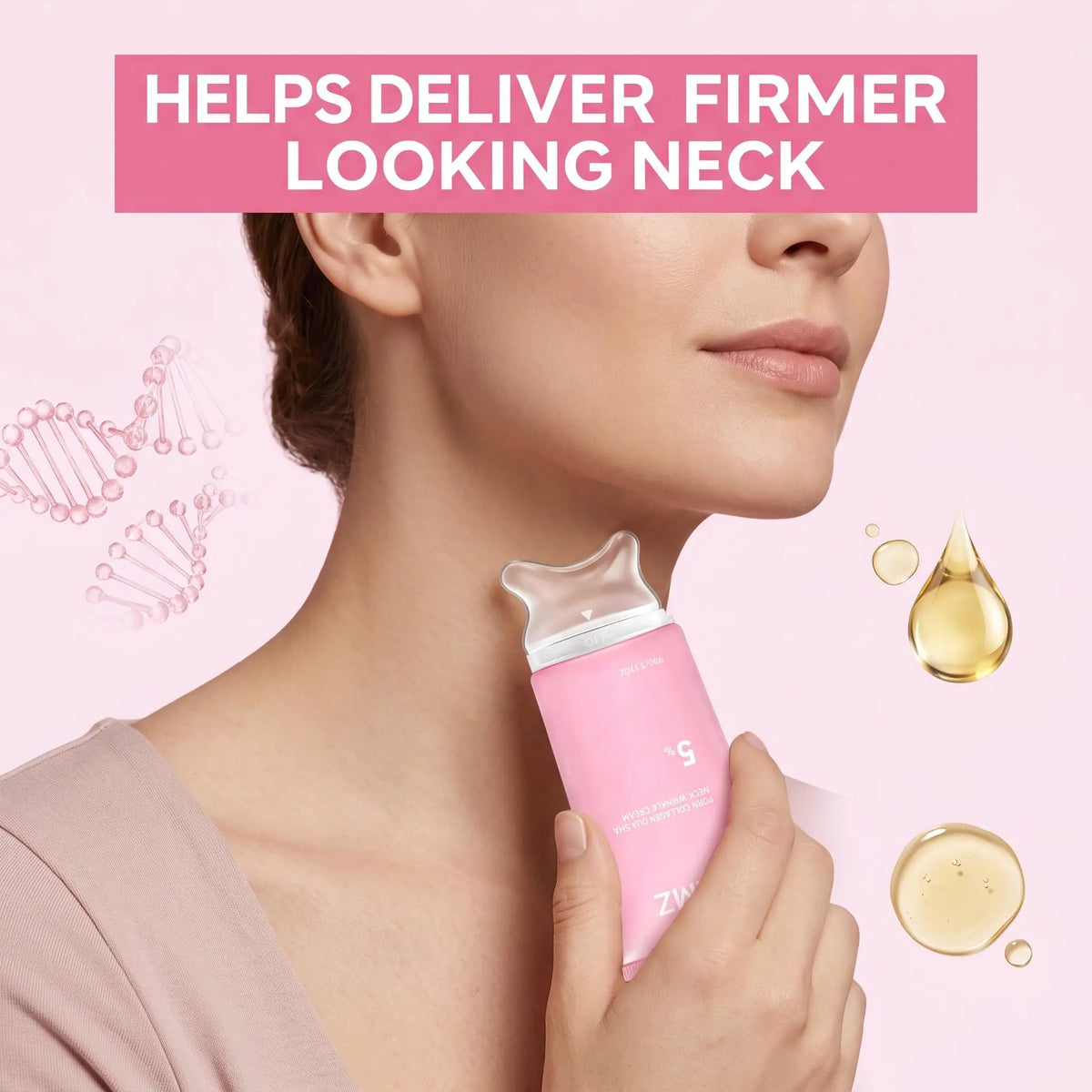 PDRN Collagen Neck Cream with Gua Sha Attachment – 90 g