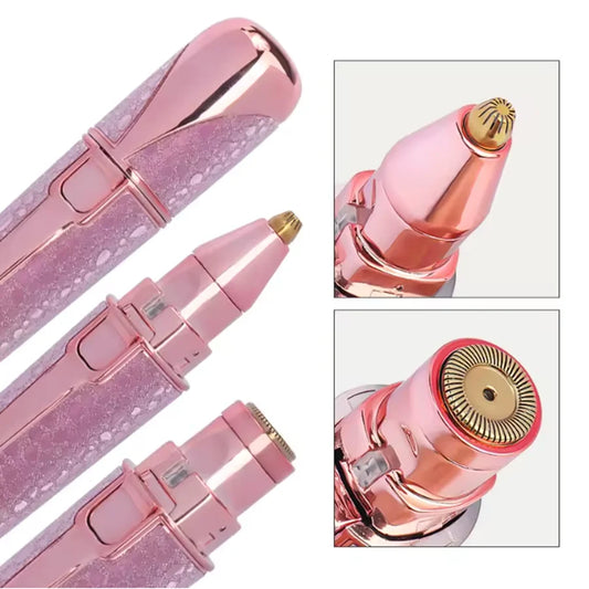 2-in-1 Rechargeable Nose Hair & Eyebrow Trimmer