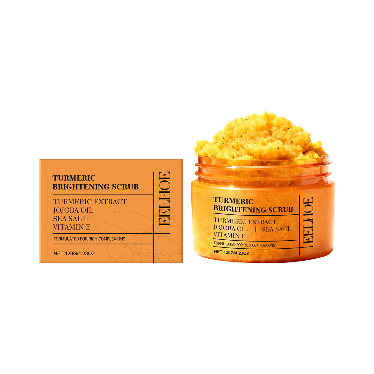 EELHOE Turmeric Exfoliating Face Scrub – 120g