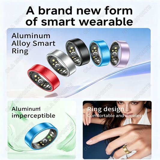 Smart Wellness & Activity Tracking Ring