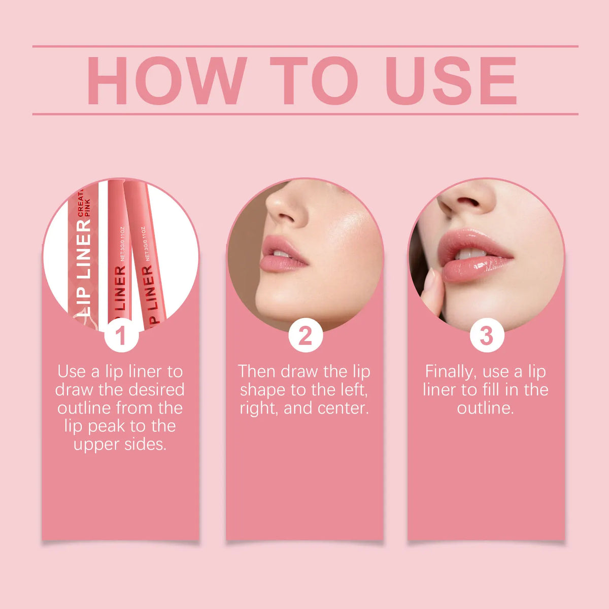 Waterproof Liquid Lip Liner – Matte Finish