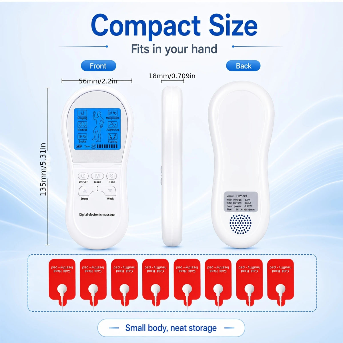 Jitesy Electric TENS Digital Body Massager