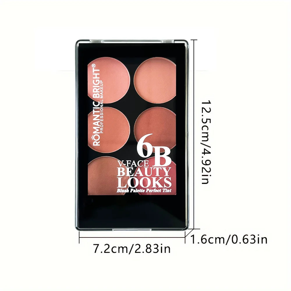CARLA SECRET 6-Color Blush Palette