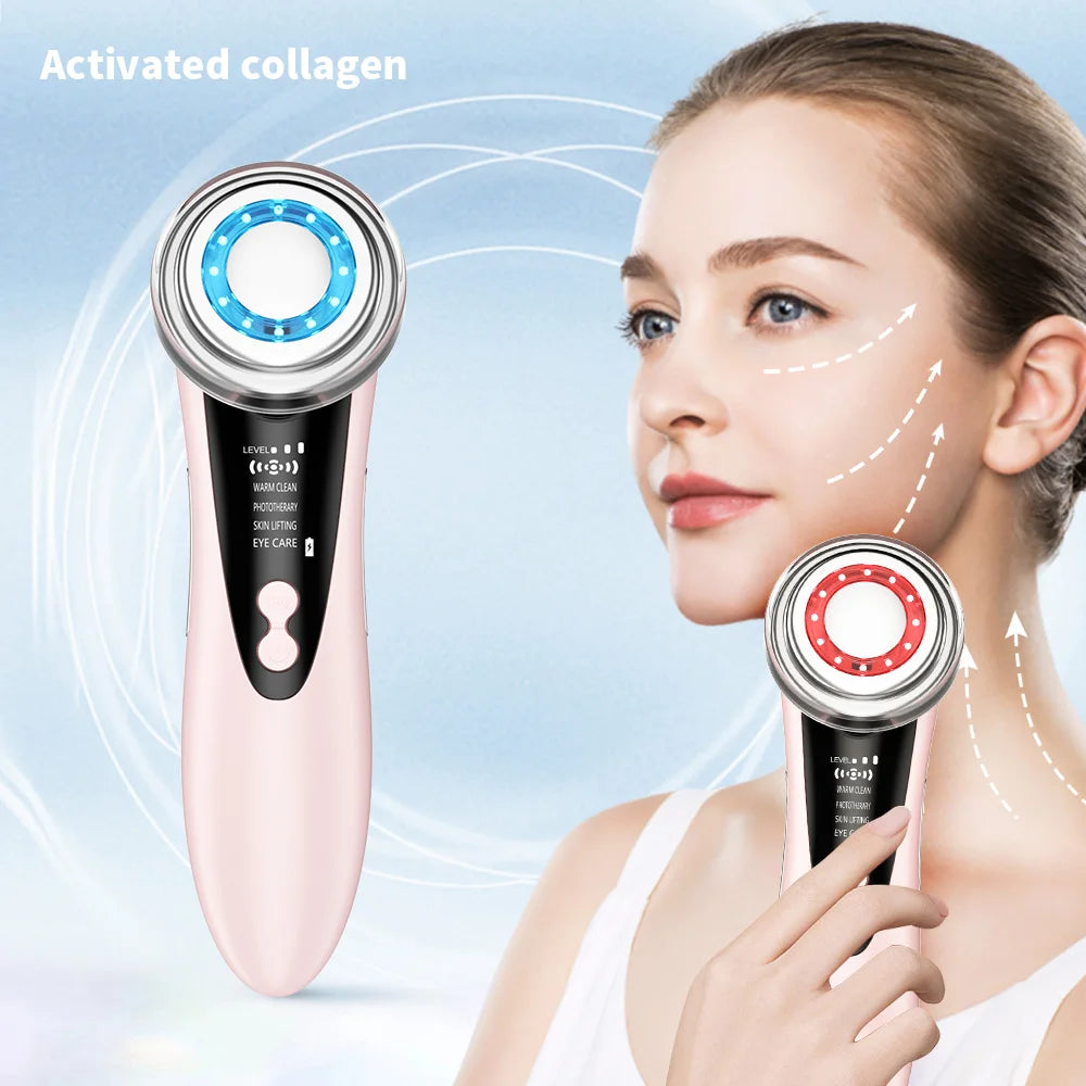 4-in-1 LED Facial Cleansing & Massage Device