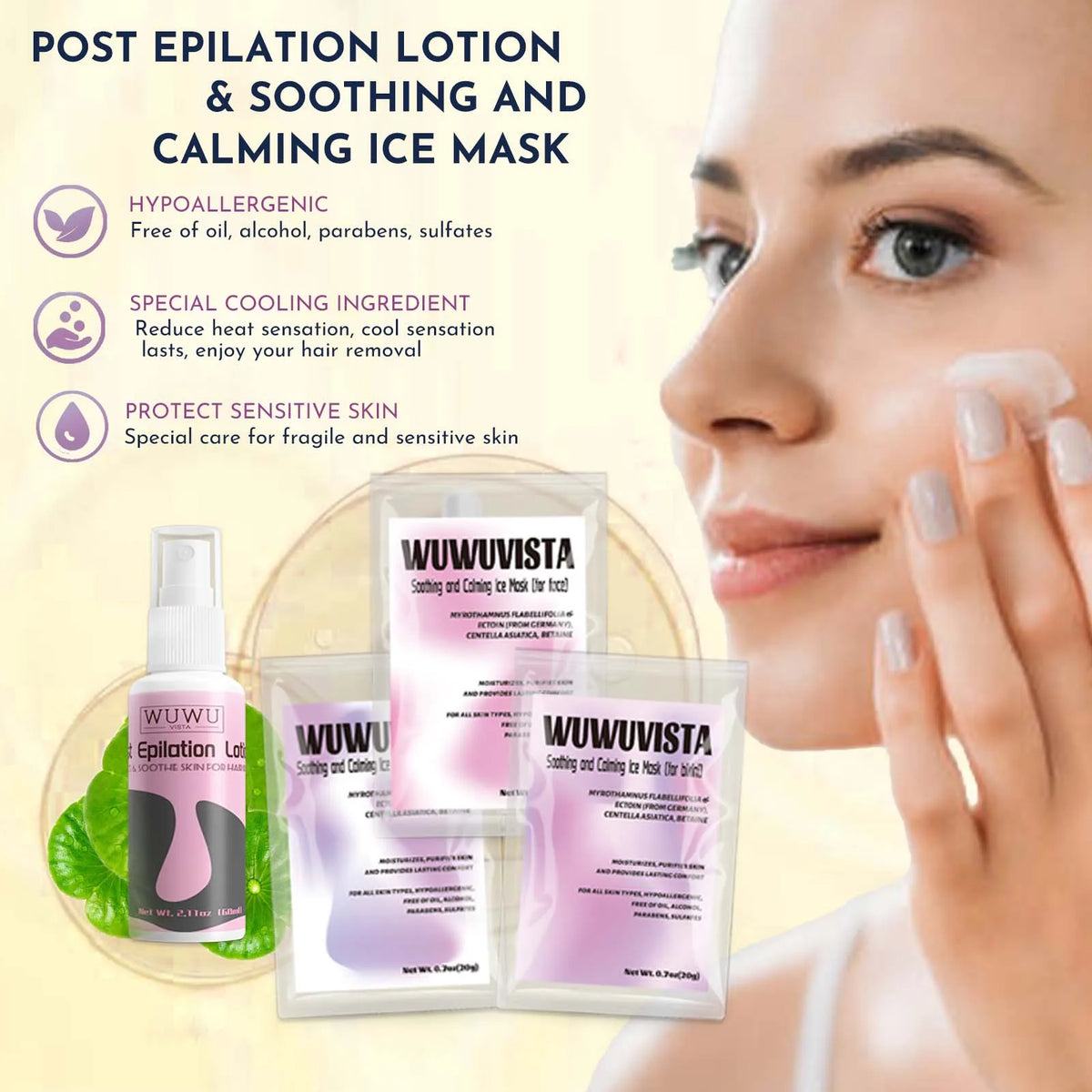 WUWUVISTA 23-Piece At-Home Waxing Kit