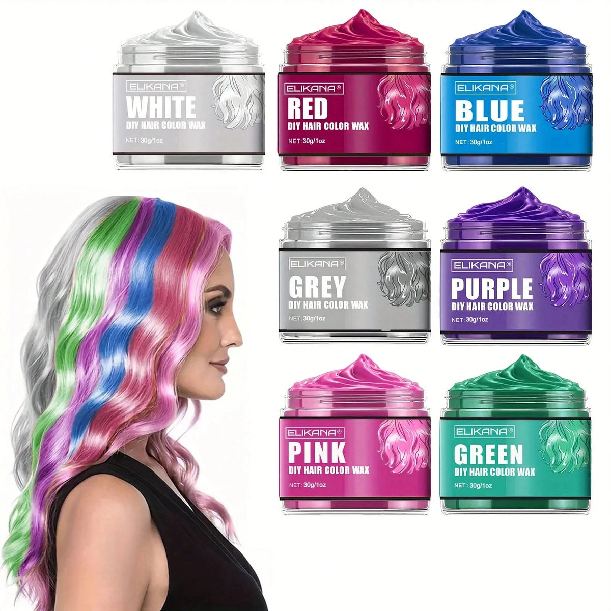 Temporary Hair Color Wax