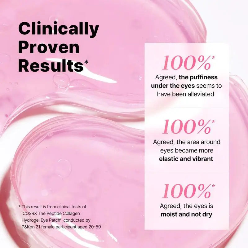 Korean PDRN Hydrogel Eye Masks with Collagen