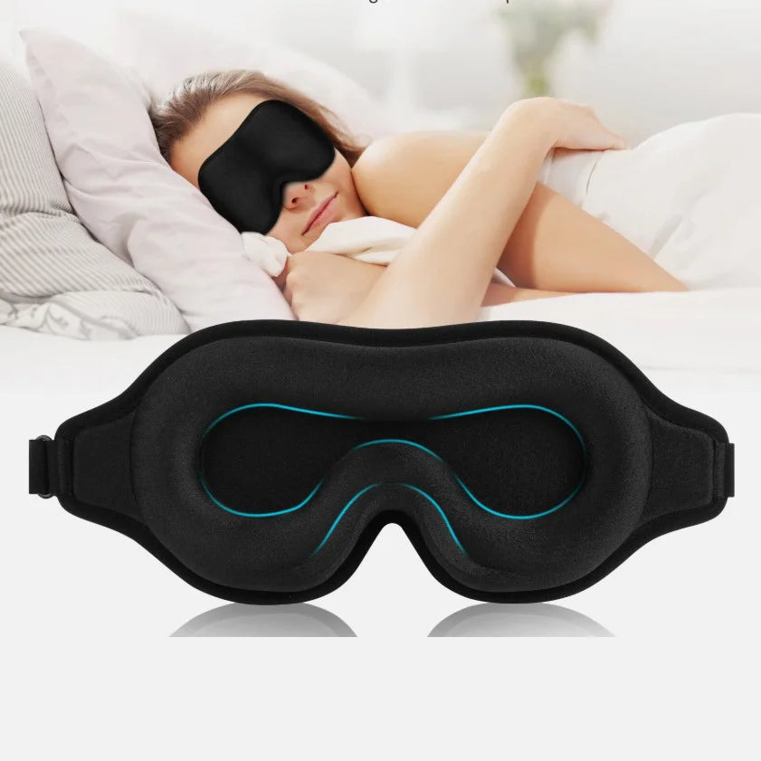 3D Light-Blocking Padded Sleep Mask