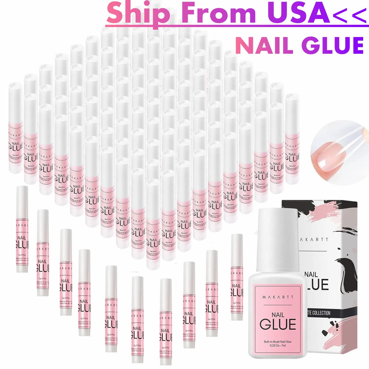 Makartt Nail Glue for Press-On & Acrylic Nails – 2g