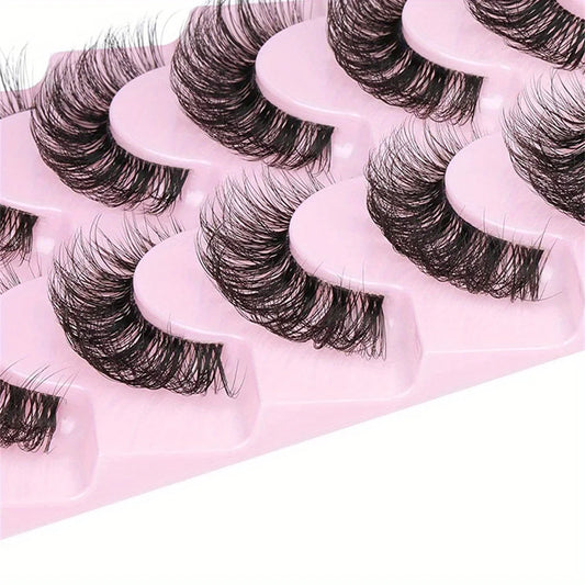 30-Pair 6D Super Fluffy Wispy Strip Lash Set