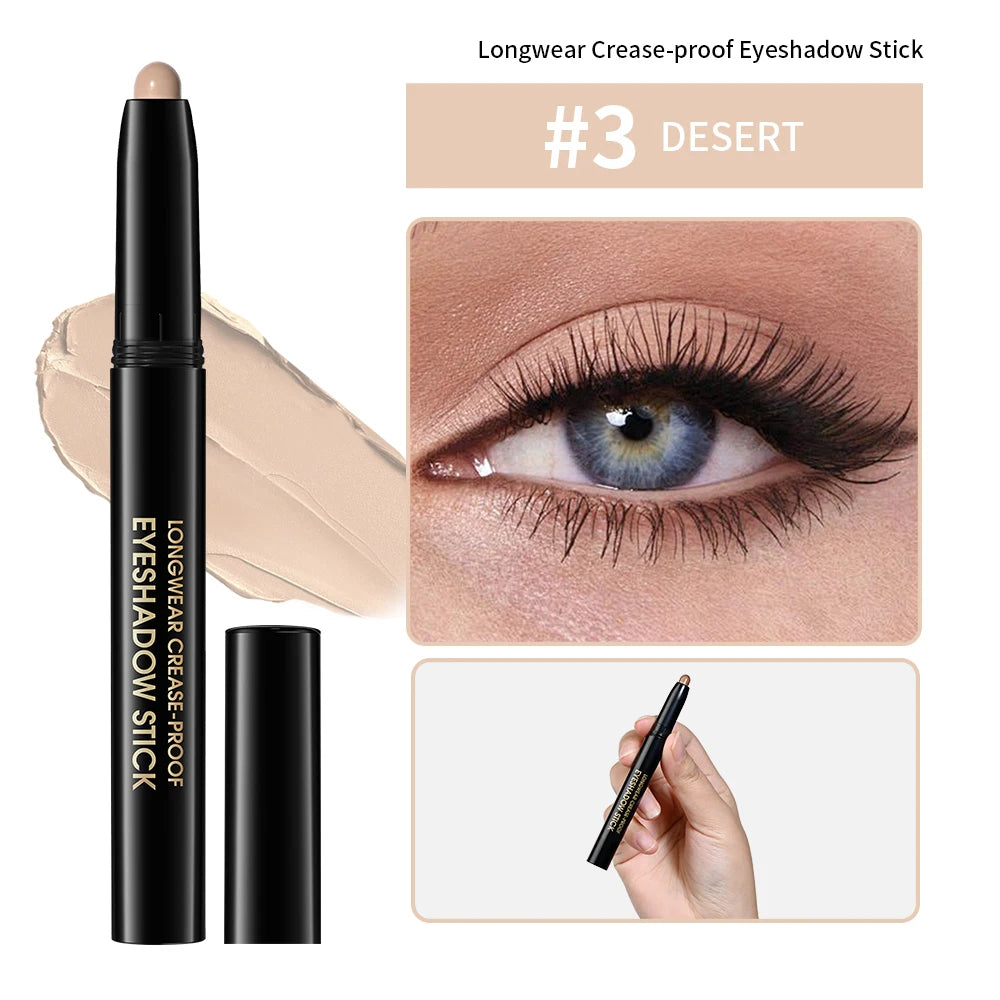 Lakerain Long-Wear Cream Eyeshadow Stick – 8 Shades