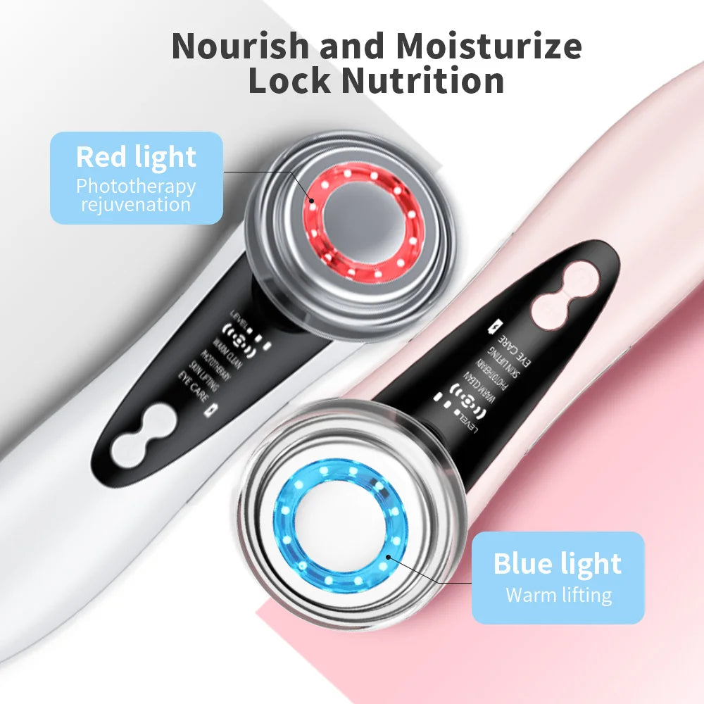 4-in-1 LED Facial Cleansing & Massage Device