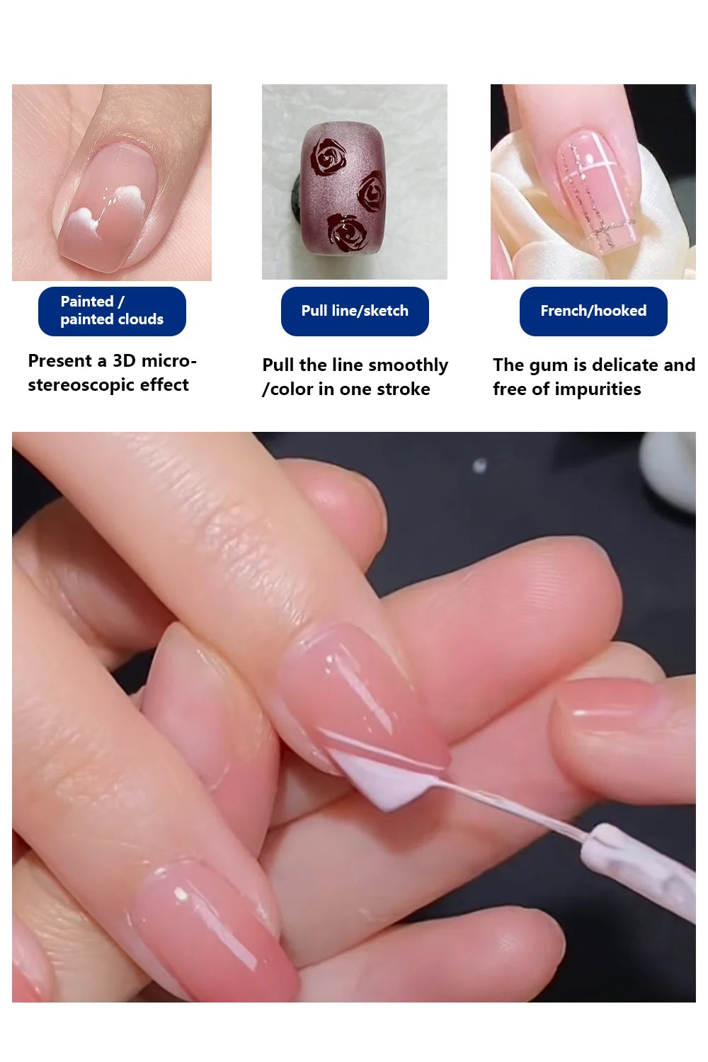 12-Color Gel Liner Nail Art Polish Kit