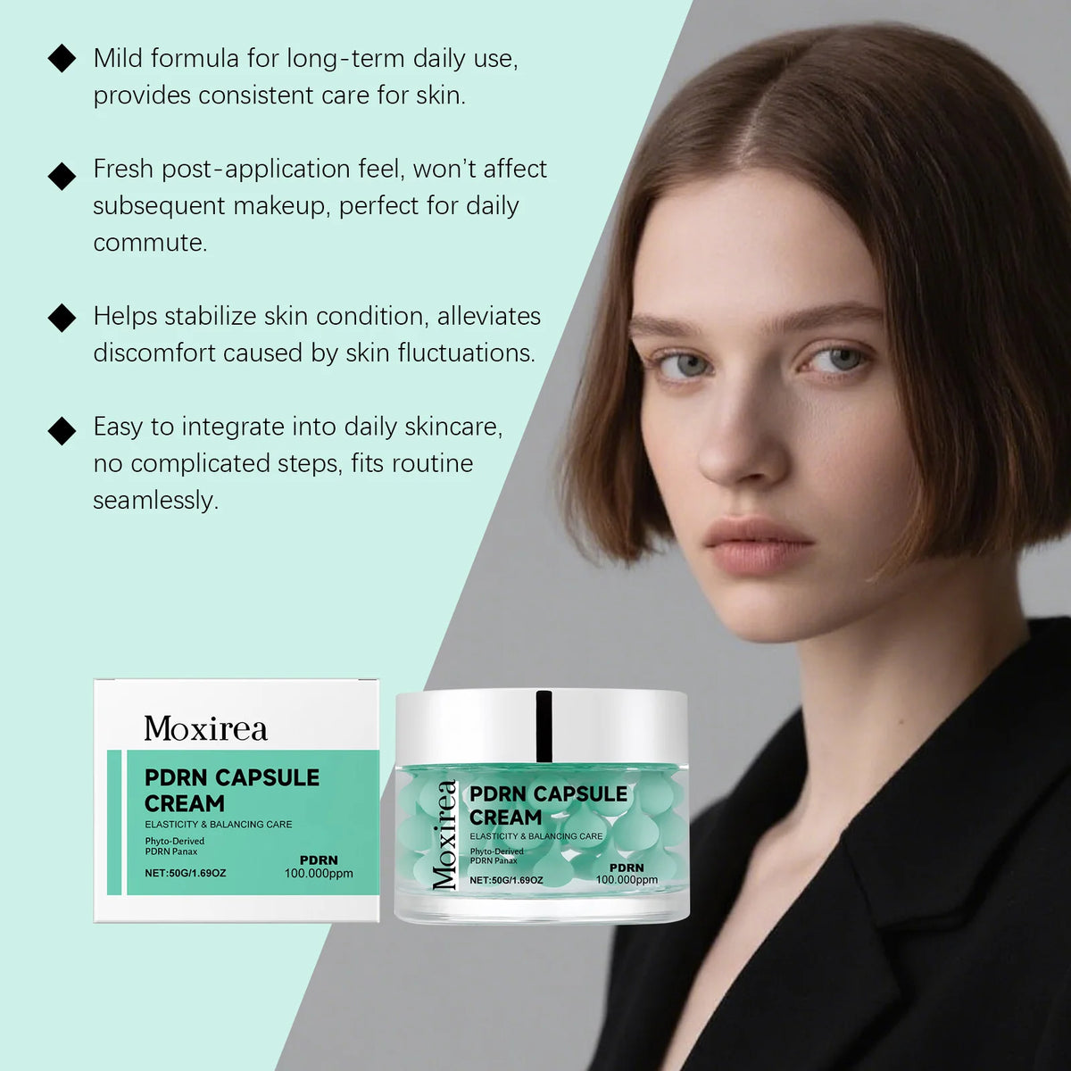 Hyaluronic Acid + PDRN Capsule Face Cream – 50g