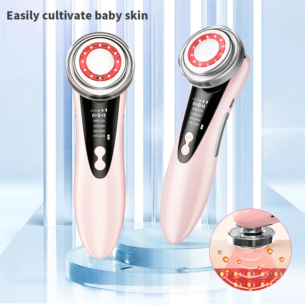 4-in-1 LED Facial Cleansing & Massage Device