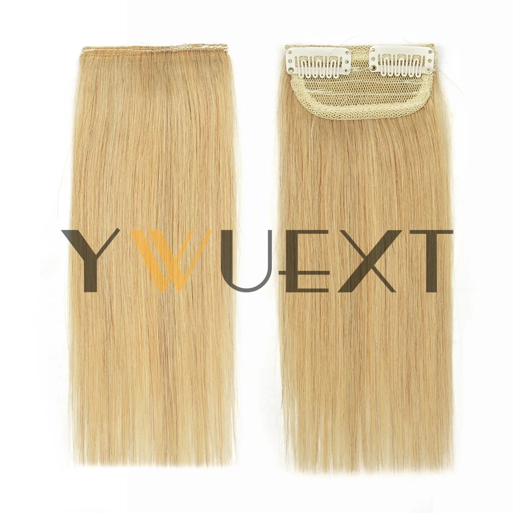 YWUEXT Mini Human Hair Clip-In Volumizer – 4 Inch