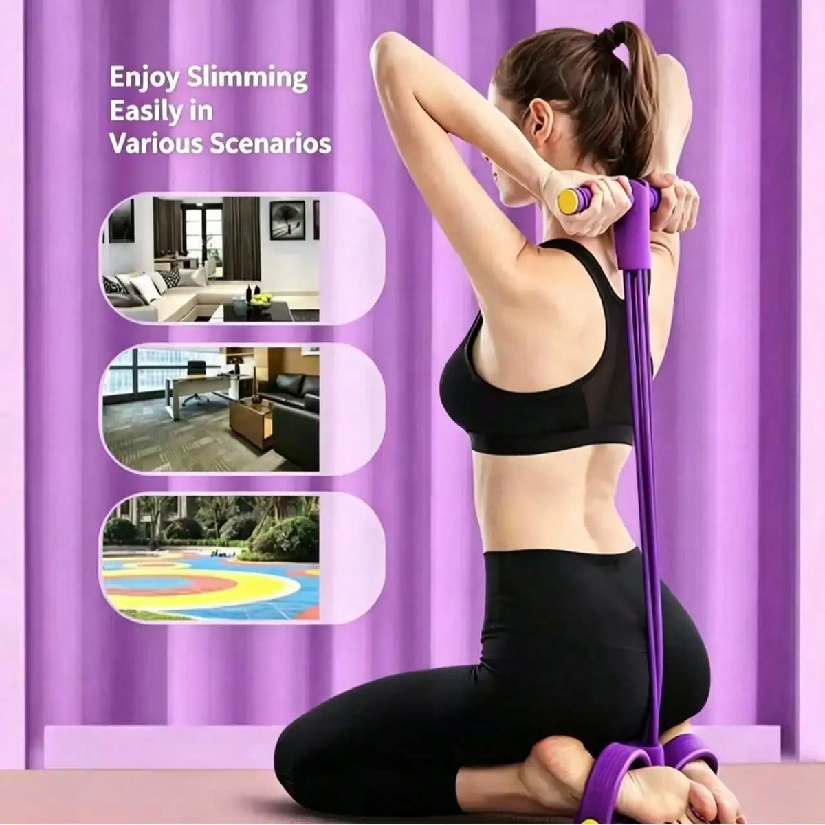 Pedal Resistance Band Trainer – 4 & 6 Tube Options