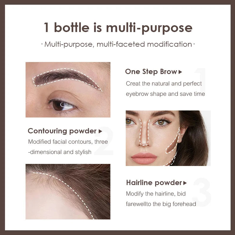 15-Piece Easy Stamp Eyebrow Shaping Kit