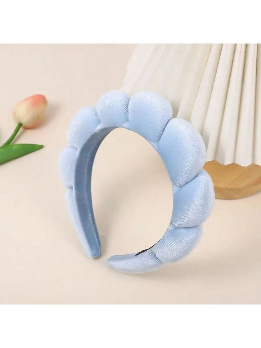 Cloud-Shaped Plush Braided Headband