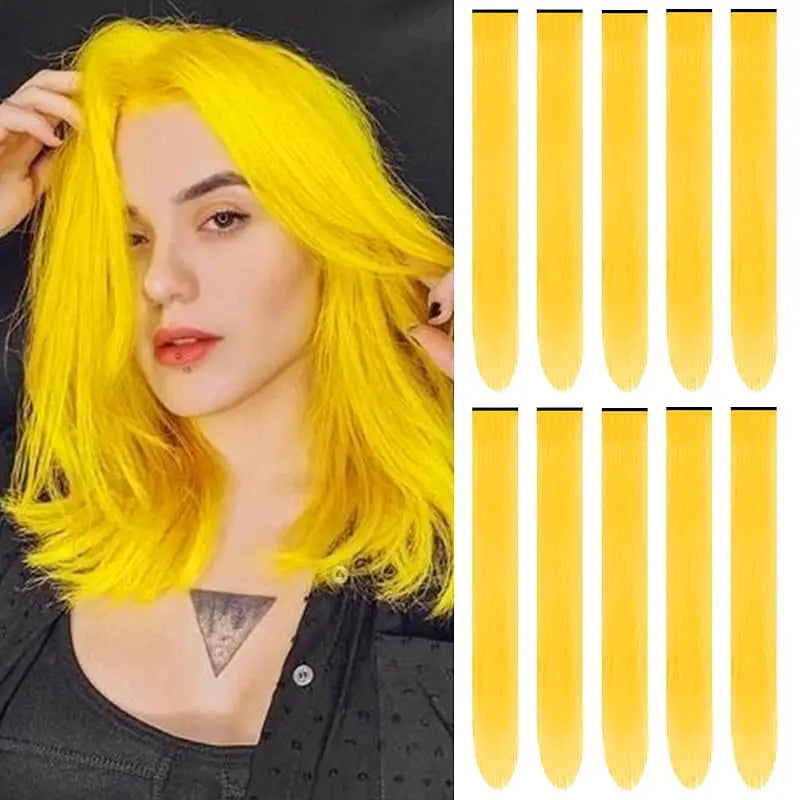 Wigundle 22-Inch Color Highlight Clip-In Hair Extension
