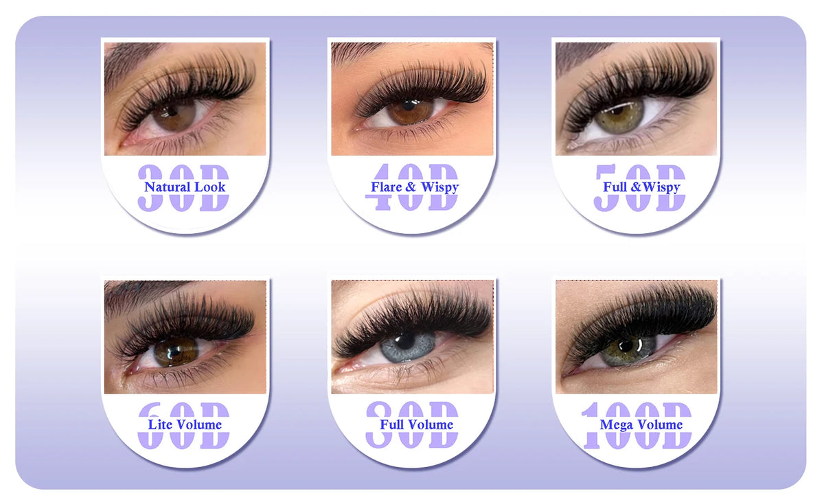 Wispy Natural DIY Lash Cluster Kit with Bond & Seal